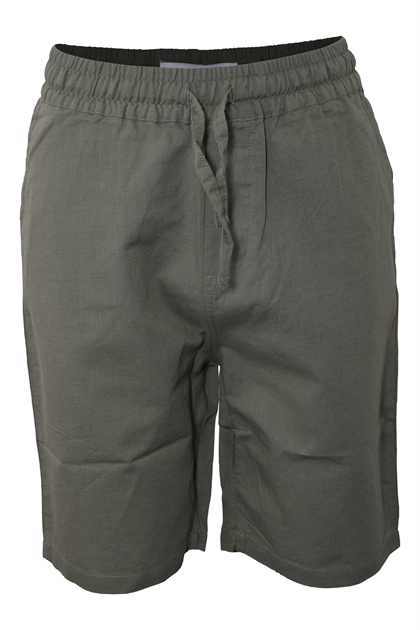 Hound drenge "Hør shorts" - Linen blend shorts - Army